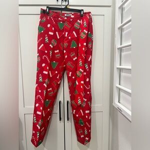 Men’s medium OffStream Christmas Party Pants & Tie Festive Holiday